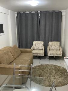 Зона вітальні в Apartamento 2 quartos West Flat