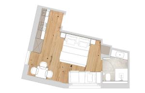 The floor plan of Alpenheim Apartment Ischgl