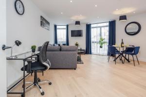Posezení v ubytování Watford Cassio Deluxe - Modernview Serviced Accommodation + 16 fotografií