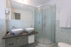 Koupelna v ubytování Hotel Valle Verde
