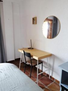 Posteľ alebo postele v izbe v ubytovaní Casa La Pizarra
