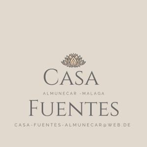 ein Logo für eine Absatzagentur für Aluminiungar in der Unterkunft Casa Fuentes Vista al mar Almuñecar - Haus Fuentes mit beeindruckendem Meerblick in Almuñecar in Almuñécar