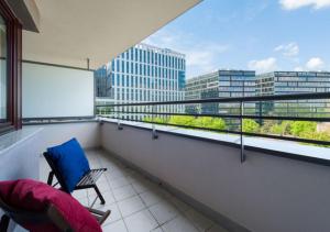 Balkón nebo terasa v ubytování P&P Apartments
