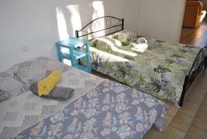Ένα ή περισσότερα κρεβάτια σε δωμάτιο στο Mas de la Vignassa