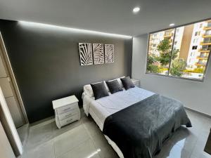 Cama o camas de una habitación en Apartamento luxury Girardot
