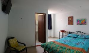 Postel nebo postele na pokoji v ubytování Córest Hotel B&B