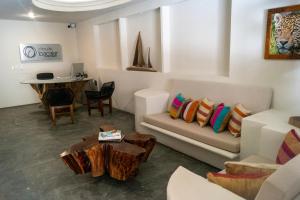 Posezení v ubytování Hotel Circulo Bacalar