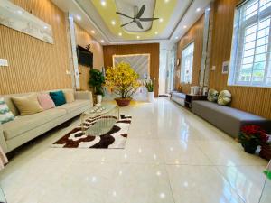 Posezení v ubytování Ngọc Anh Hotel