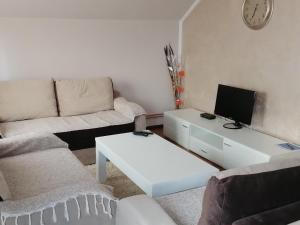 Χώρος καθιστικού στο Apartmani Ognjen