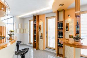 Χώρος καθιστικού στο Gästezimmer Steiner