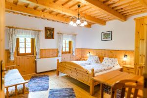 Ένα ή περισσότερα κρεβάτια σε δωμάτιο στο Gästezimmer Steiner
