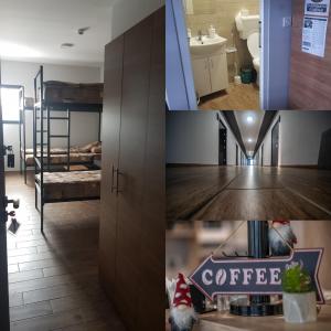 Kama o mga kama sa kuwarto sa AMD UNION Caffe & Rooms