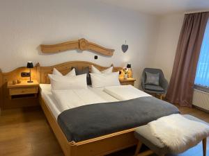 Postel nebo postele na pokoji v ubytování Hotel Ostermann