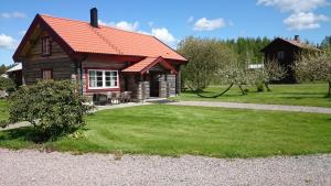 Zahrada ubytování Fårgården Åsebol