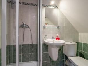 Koupelna v ubytování Holiday Home Jelení kout by Interhome