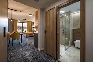 Kúpeľňa v ubytovaní Apartmán Drahokam Bešeňová