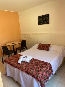 Postel nebo postele na pokoji v ubytování Portillo Apartments