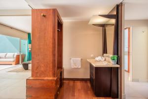 Llit o llits en una habitació de Suites Anagani
