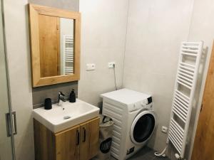 Kúpeľňa v ubytovaní Apartmán Kašperky