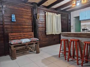 Foto da galeria de Cabana rústica a 900m da Praia da Ribanceira em Imbituba