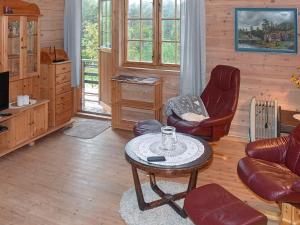 Posezení v ubytování Holiday home Leirvik I Sogn