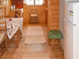 Kuchyň nebo kuchyňský kout v ubytování Holiday home Leirvik I Sogn