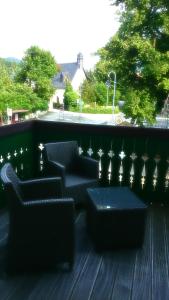 Predel za sedenje v nastanitvi Fürstenhof Wernigerode Garni