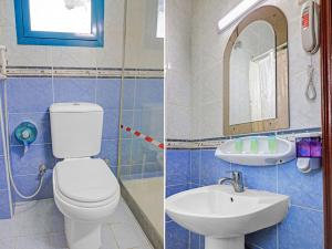 Koupelna v ubytování Al Arraf Hotel
