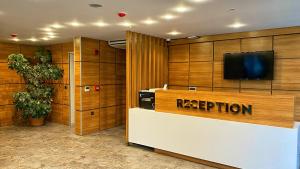 The lobby or reception area at Heaven Suite Hotel