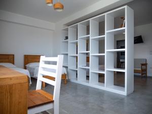 Postel nebo postele na pokoji v ubytování A est b&b Otranto