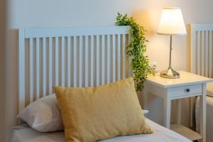 Postel nebo postele na pokoji v ubytování Apartamento con vistas al mar en Manilva Playa