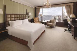 Krevet ili kreveti u jedinici u okviru objekta Island Shangri-La, Hong Kong