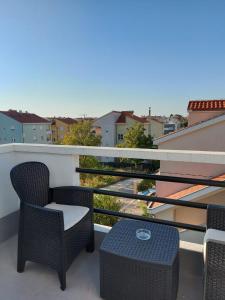 Balkón nebo terasa v ubytování Apartments Helena