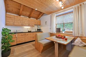 Kuchyňa alebo kuchynka v ubytovaní Birkenhof - Wohnung Bichel