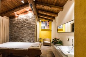Postel nebo postele na pokoji v ubytování Agriturismo I Leprotti