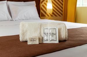 Krevet ili kreveti u jedinici u okviru objekta Hotel Rio Blanco
