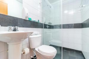 Koupelna v ubytování Hotel Abitare 56