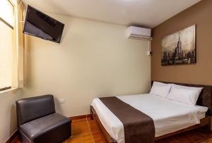 Krevet ili kreveti u jedinici u okviru objekta Hotel Rio Blanco