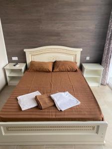 Cama o camas de una habitación en "Рояль" Гостевой дом