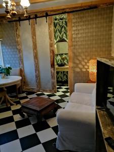 Posezení v ubytování Villa Le Jardin