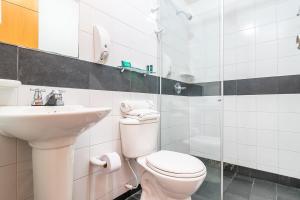 Koupelna v ubytování Hotel Abitare 56