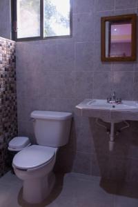 Et badeværelse på Eco-hotel shalom