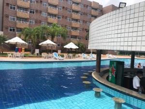 Swimmingpoolen hos eller tæt på Gran Lençóis Flat Barreirinhas APT 510