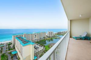 a balcony with a view of the ocean at Ariel Dunes I 2207 in Destin