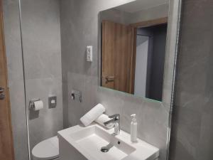 Kúpeľňa v ubytovaní OPÁL Residence Apartman + 27 fotografií