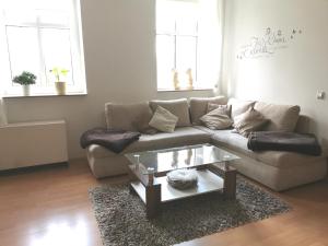 Posezení v ubytování Ferienwohnung Czampiel