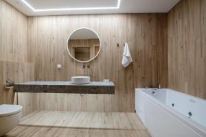 Koupelna v ubytování Hotel Jarzębata