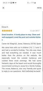 Fotografie z fotogalerie ubytování Villa Elisa v destinaci Balcon del Mar