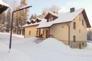 Apartamenty Sadowy að vetri til