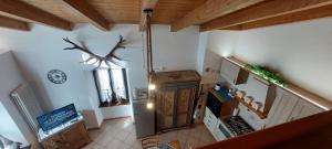 Dapur atau dapur kecil di Loft della Perpetua, fuga romantica PetFriendly con Area Cani